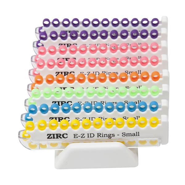 Zirc Dental 70Z110 EZ-ID Instrument Rings Vibrant Neon Small 200/Pk Zirc Dental 70Z110 EZ-ID Instrument Rings Vibrant Neon Small 200/Pk